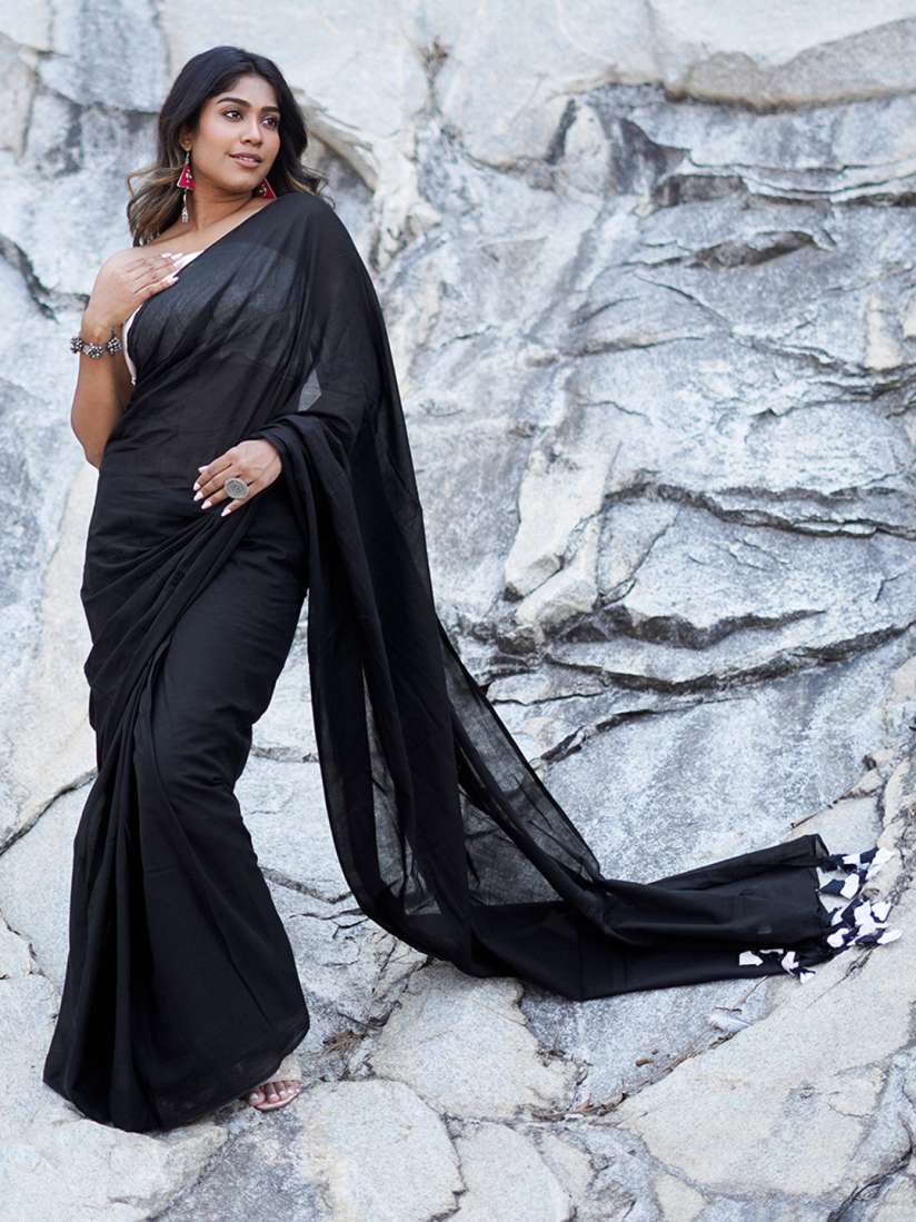 Buy TEEJH Pure Cotton Saree Sarees for Women 24956150 Myntra
