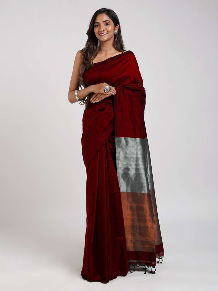 Myntra pure cotton sarees hot sale