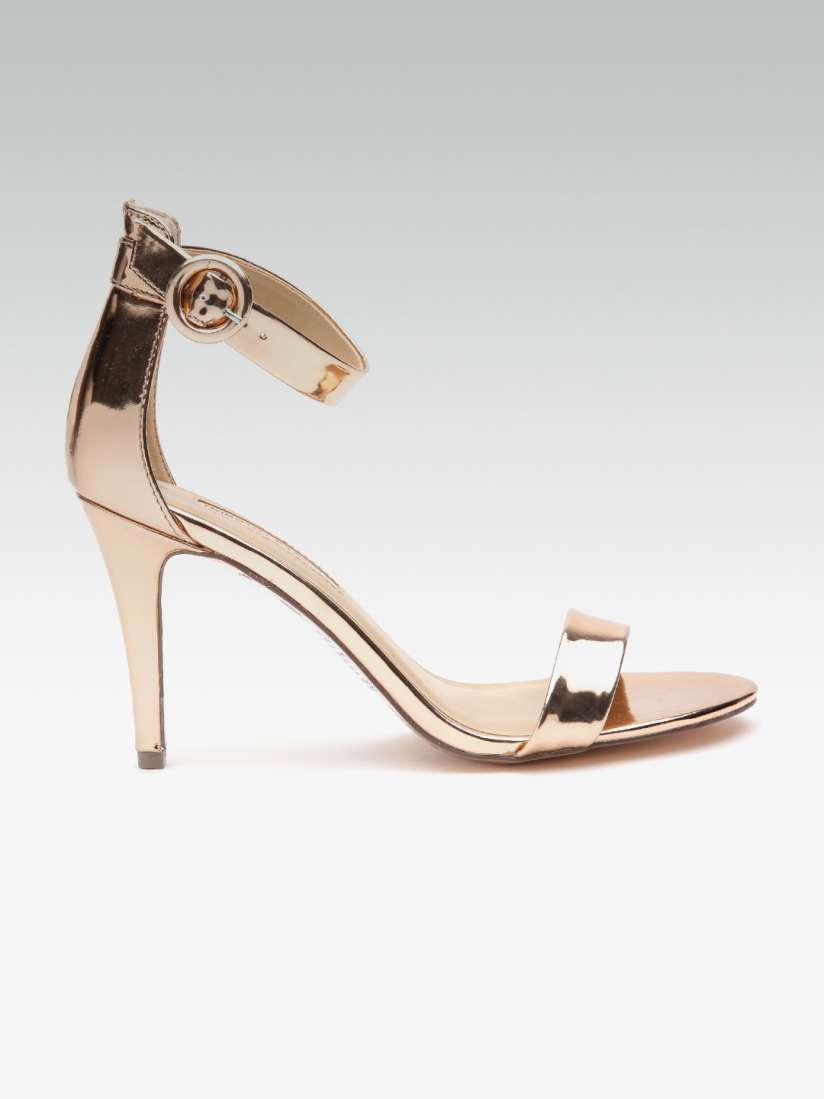 Buy DOROTHY PERKINS Women Rose Gold Toned Solid Sandals Heels for Women 2495708 Myntra