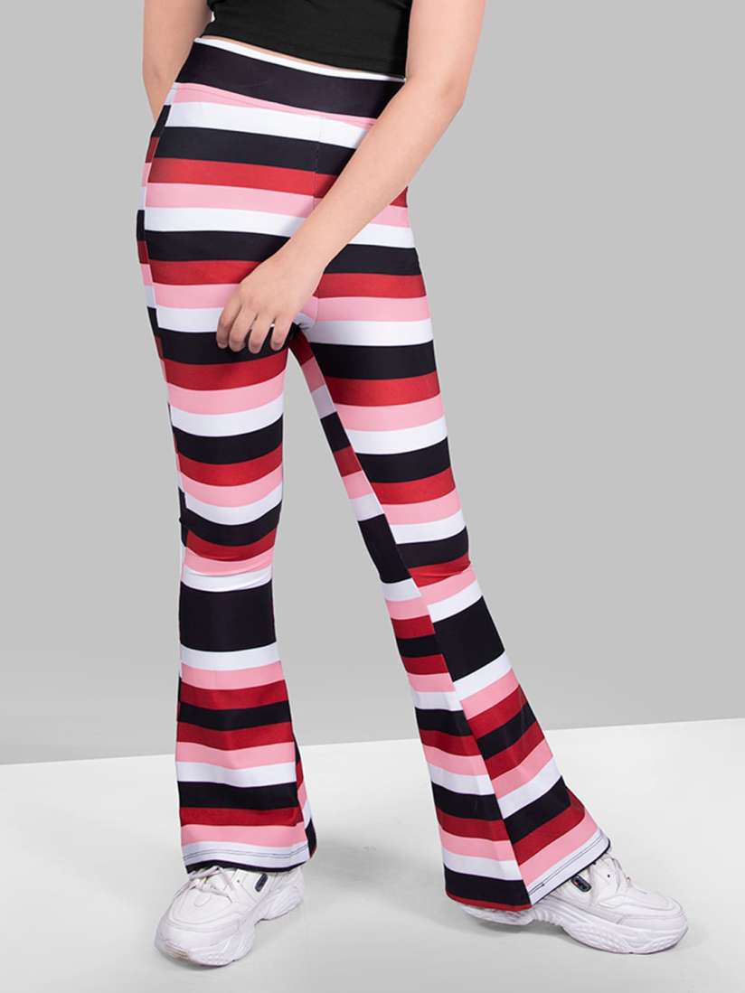 Buy Naughty Ninos Girls Skinny Fit Striped Jeggings Jeggings for Girls 24959310 Myntra