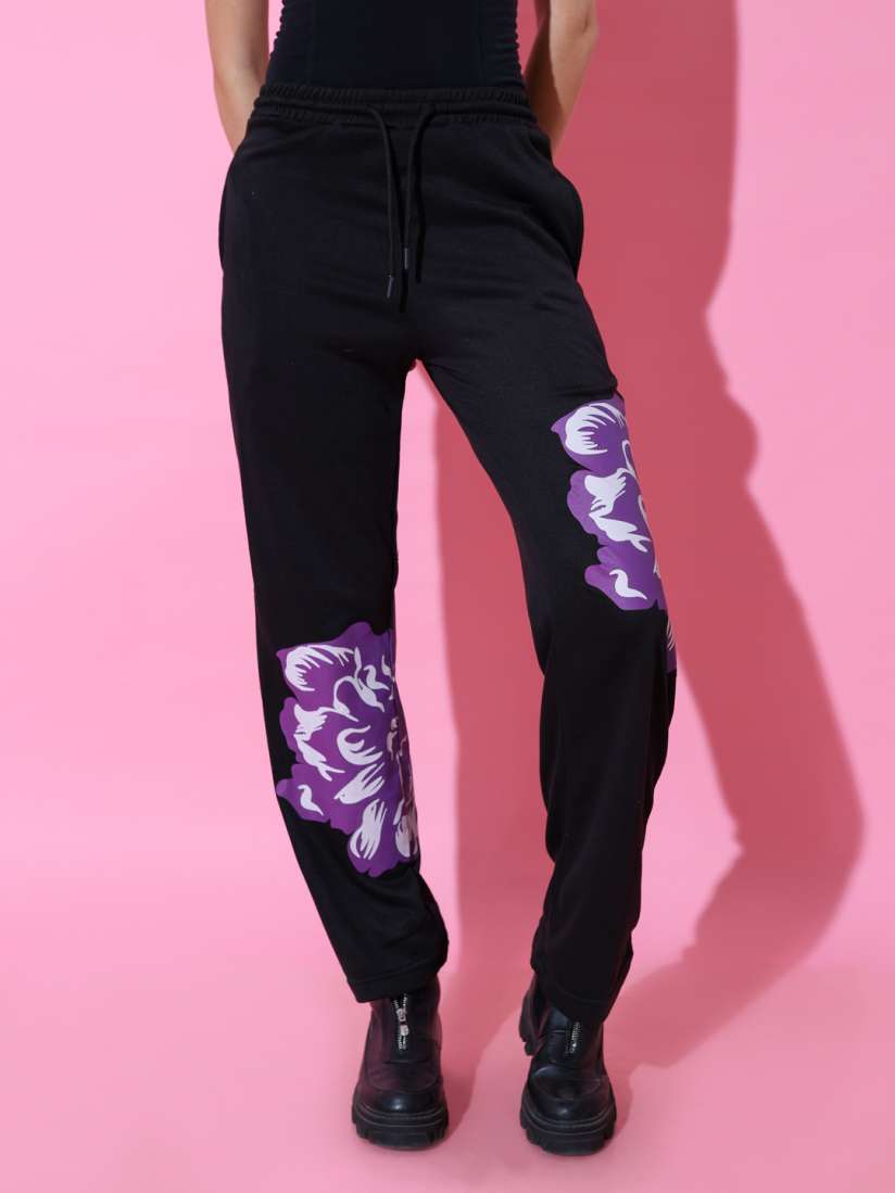Floral track pants new arrivals