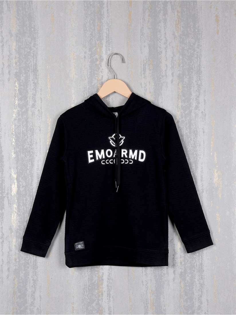 Buy Steele Boys Typography Printed Hooded Sweatshirt Sweatshirts for Boys 24960900 Myntra