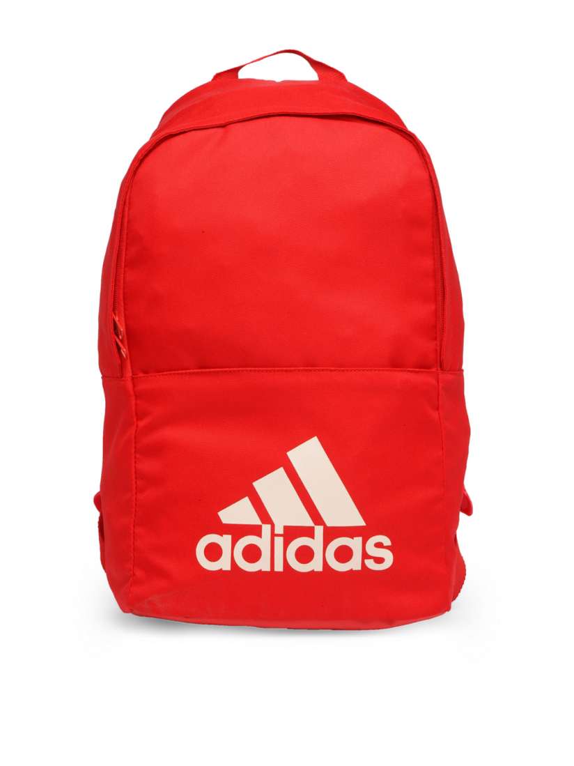 Red adidas backpack top