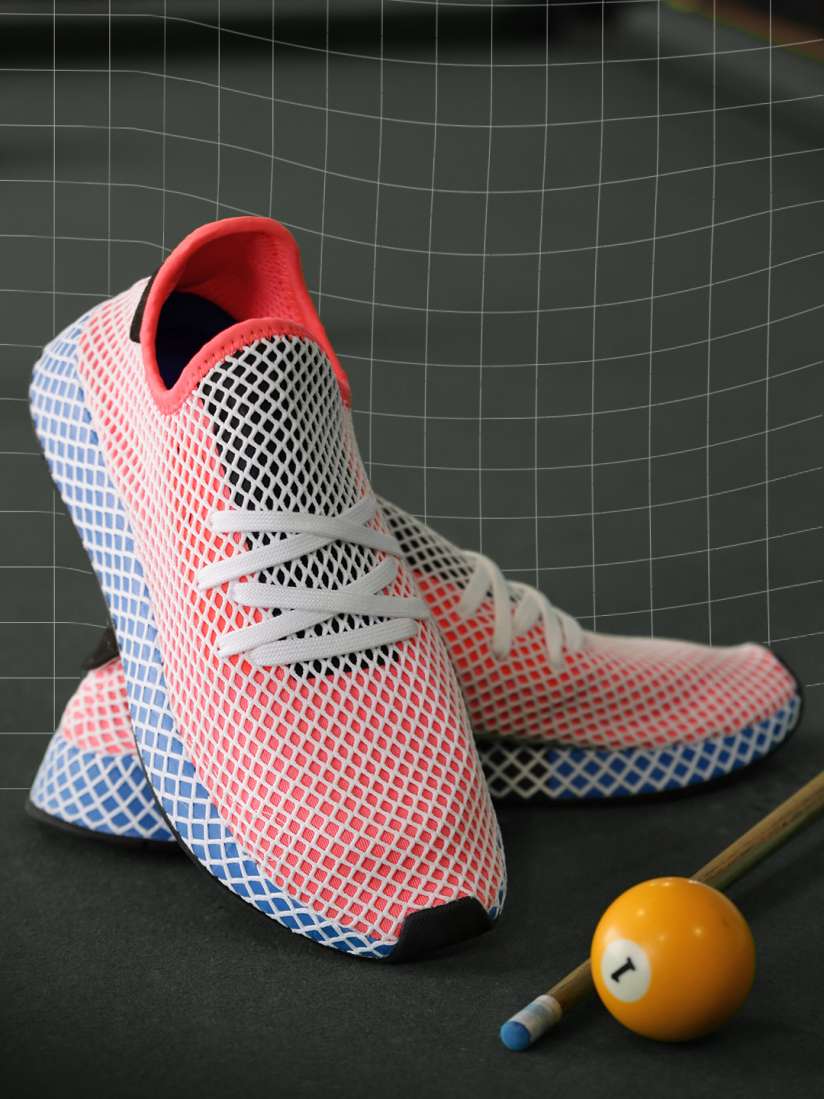 Buy ADIDAS Originals Men Coral Pink Off White Deerupt Runner Patterned Sneakers Casual Shoes for Men 2496270 Myntra