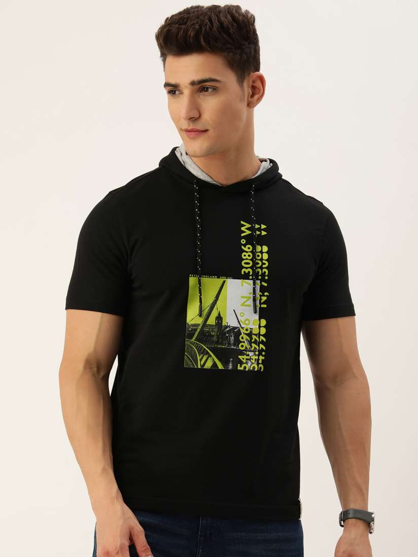 Peter england black sweatshirt top