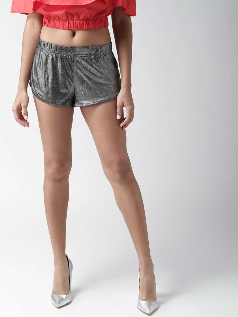 Silver shorts forever 21 discount