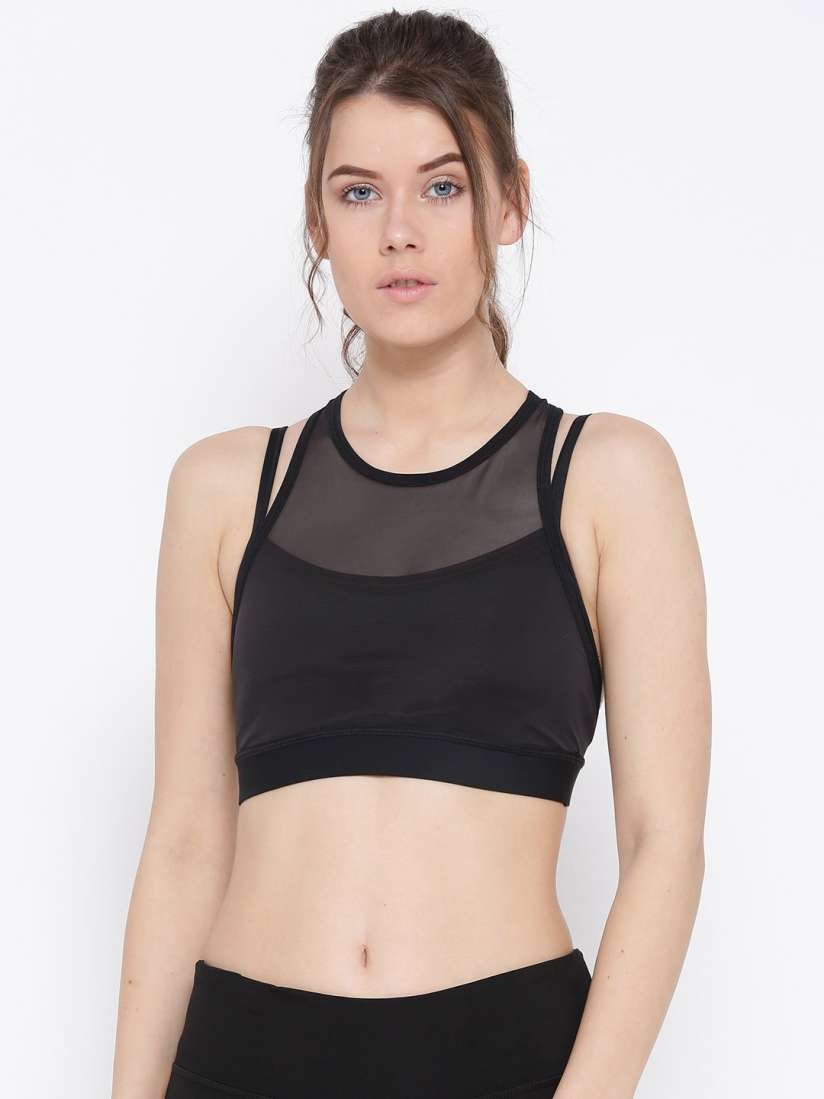 Buy Reebok Black Hero Strong Bra CD7686 Bra for Women 2497364 Myntra