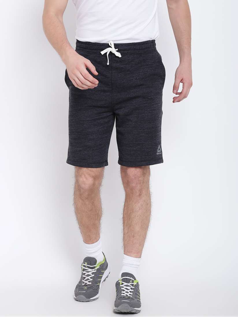 Buy Reebok Men Charcoal Grey EL Marble Group Solid Training Shorts Shorts for Men 2497451 Myntra