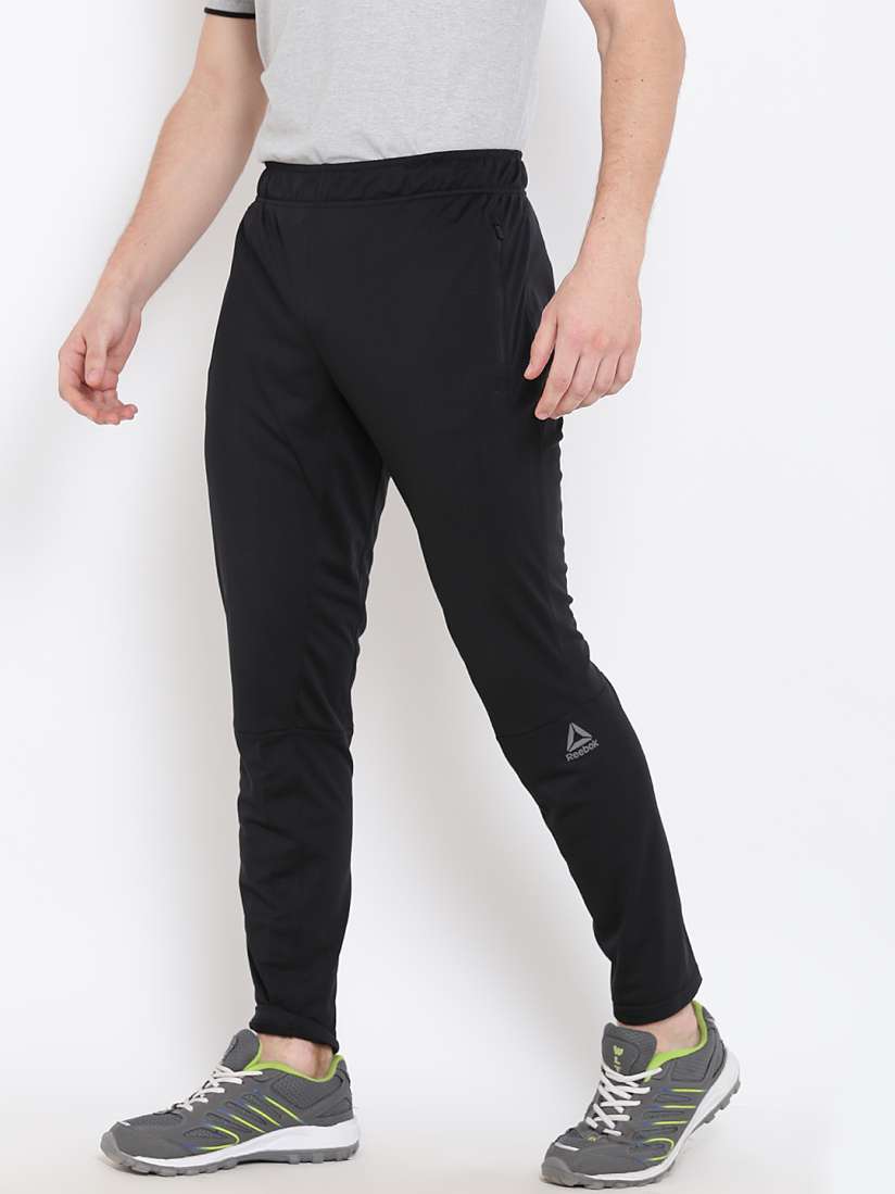 Buy Reebok Men Black Speedwick Knit TRACKSTER Training Track Pants Track Pants for Men 2497501 Myntra