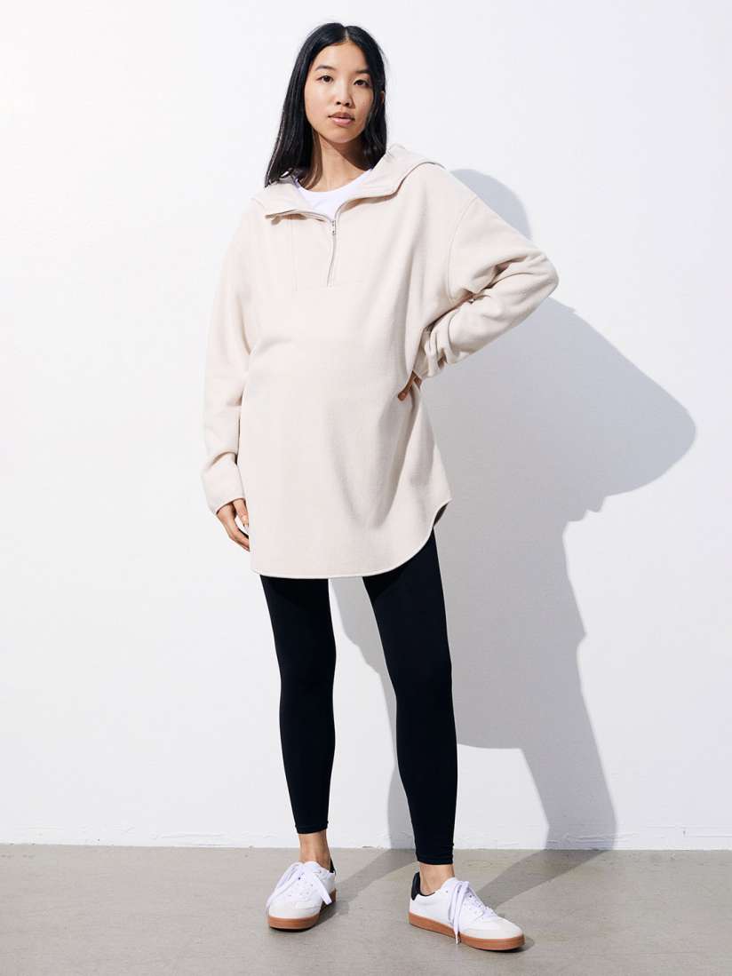 H&m fleece hoodie discount