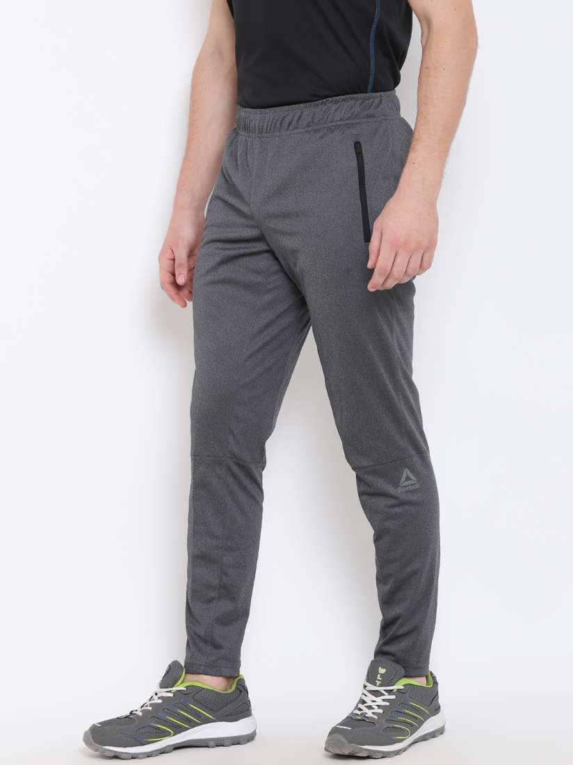 Buy Reebok Men Grey Speedwick Knit TRACKSTER Training Track Pants Track Pants for Men 2497511 Myntra