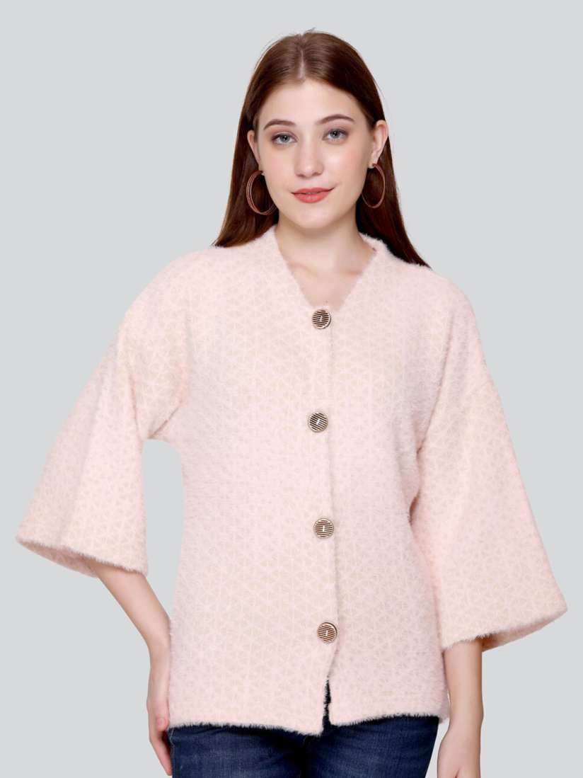 Buy Elthia Geometric Self Design Longline Woolen Top Tops for Women 24978346 Myntra