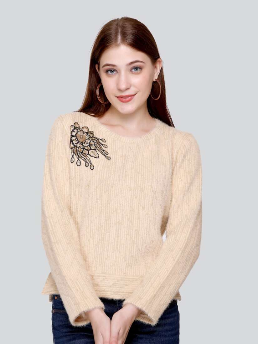 Woolen tops on myntra cheap