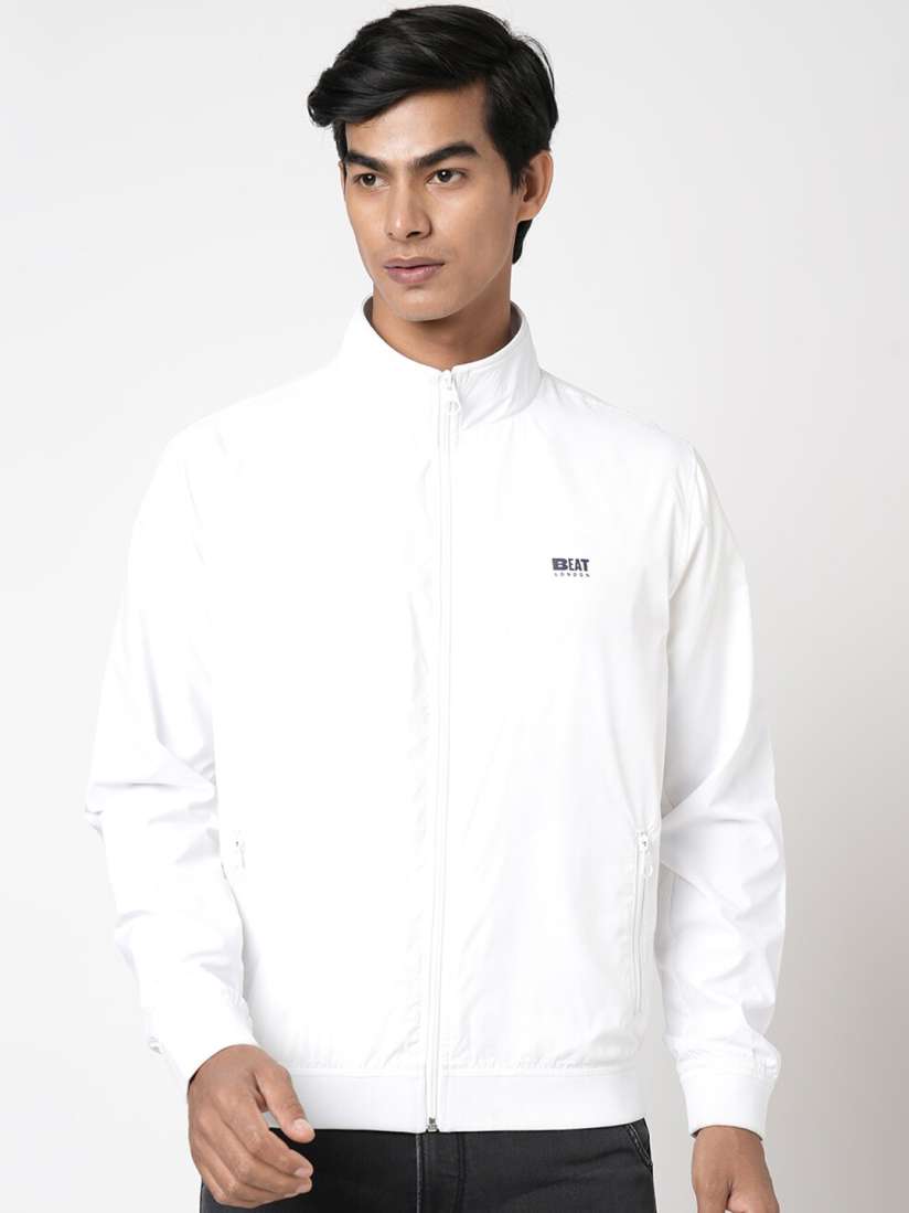 Buy BEAT LONDON by PEPE JEANS Men White Lightweight Bomber Jacket Jackets for Men 24986600 Myntra