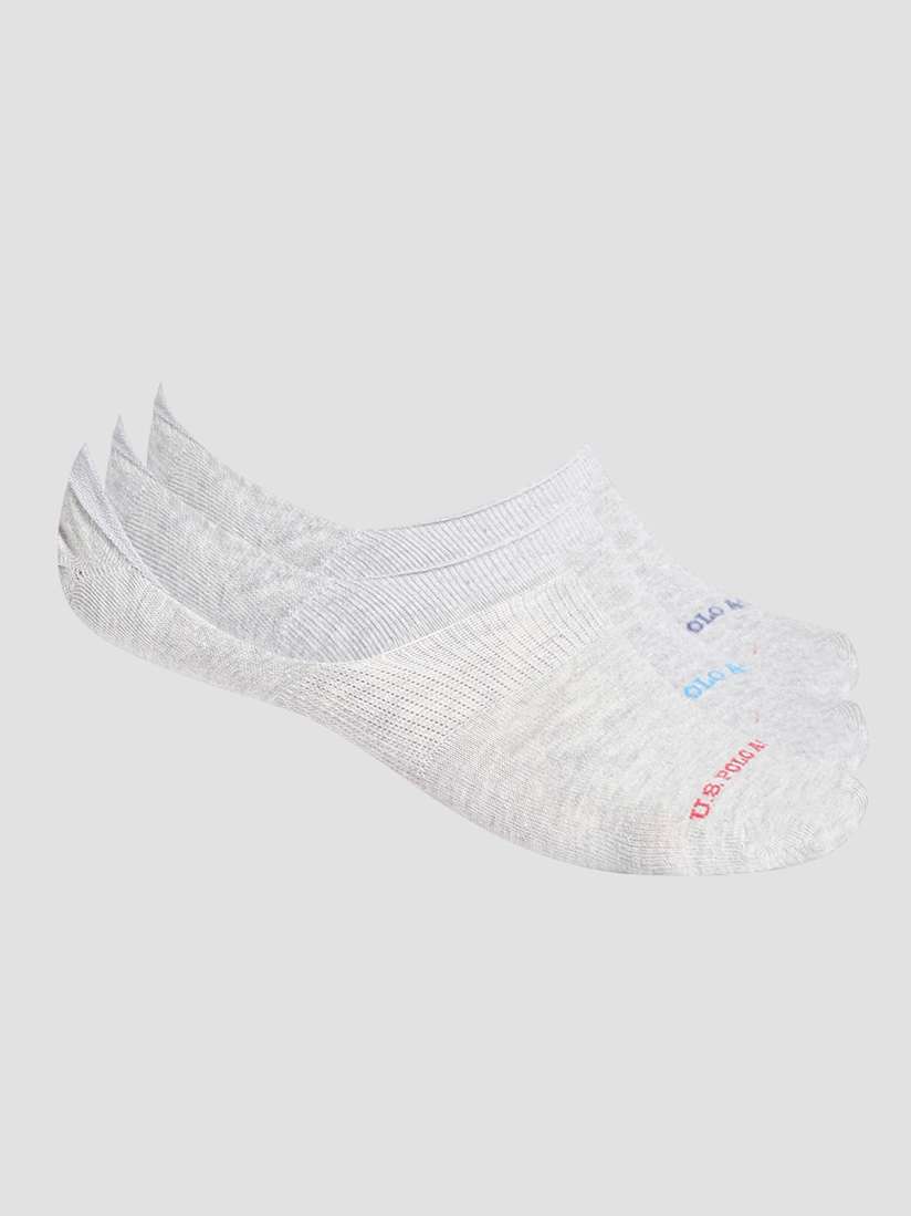 Buy U.S. Polo Assn. Men Pack Of 3 Silicone Grip No Show Socks Socks for Men 24987492 Myntra