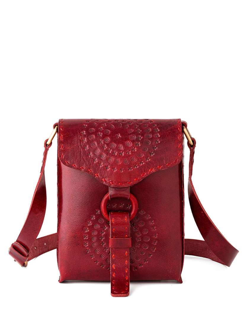 Buy Goatter Textured Structured Leather Sling Bag Handbags for Women 24988762 Myntra