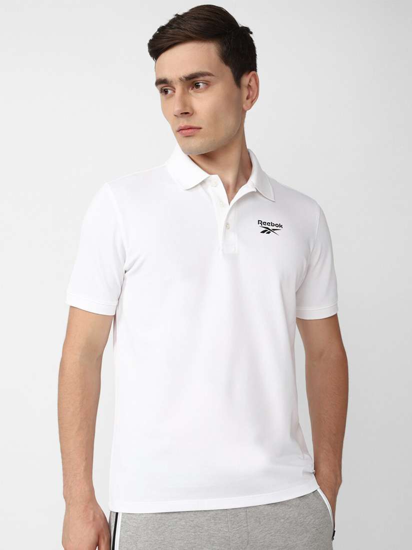 Tata Cliq Reebok Full T Shirt Reebok Slim Fit Buy Reebok Black