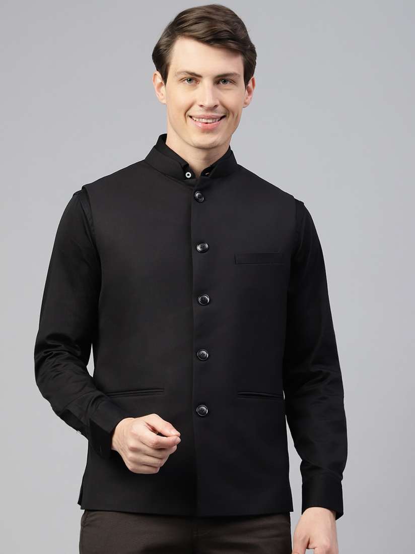 Buy Richlook Mandarin Collar Nehru Jacket Nehru Jackets for Men 24992240 Myntra