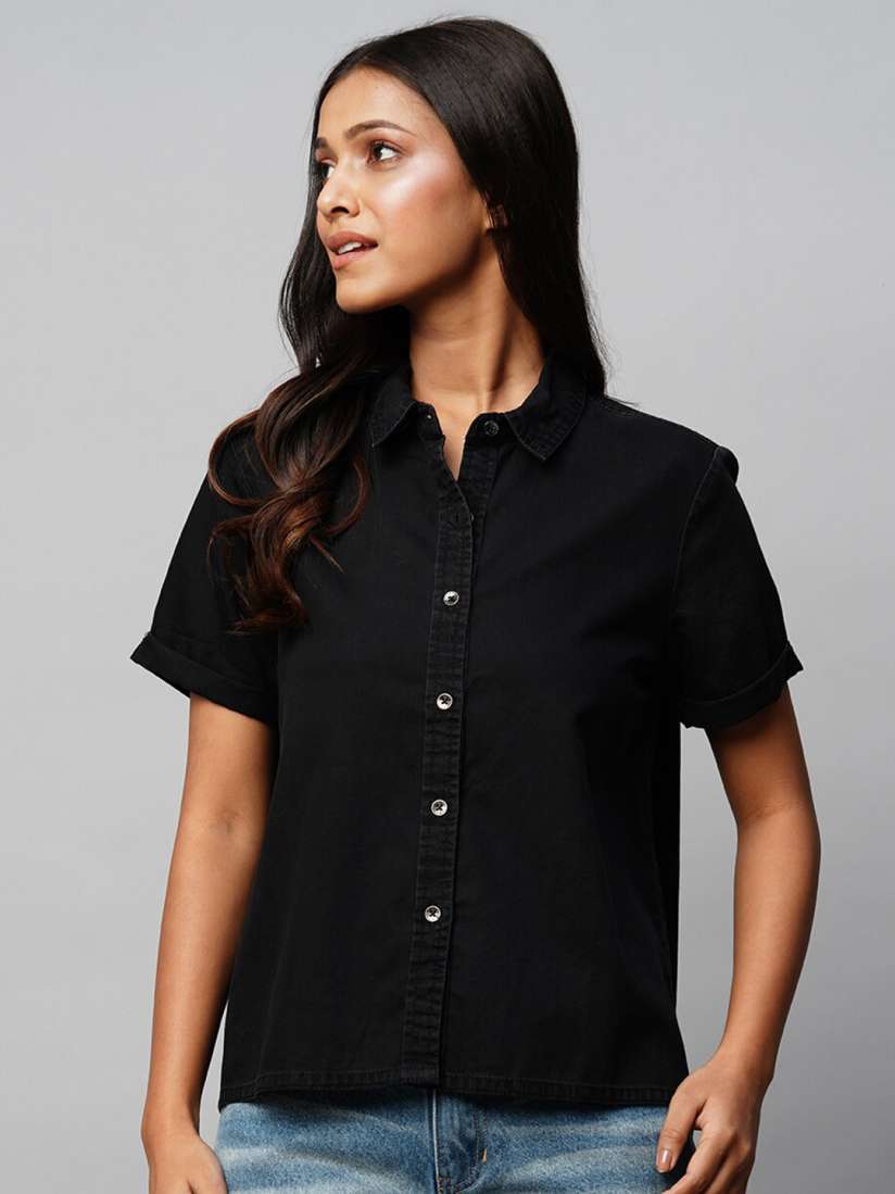 Myntra denim shirts sales