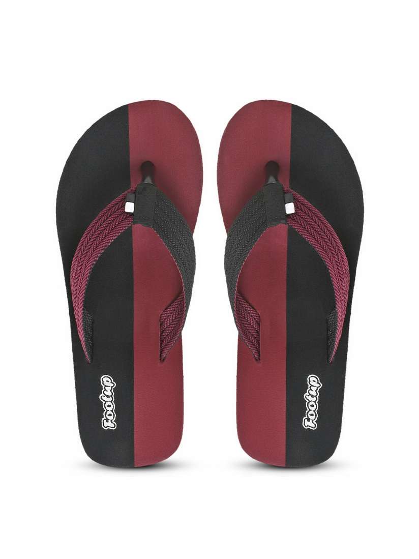 Buy FOOTUP Men Tesla Colourblocked Thong Flip Flops Flip Flops for Men 24997268 Myntra