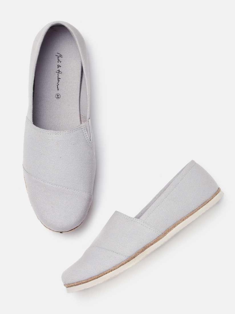 Buy Mast Harbour Men Grey Slip On Sneakers Casual Shoes for Men 2499893 Myntra