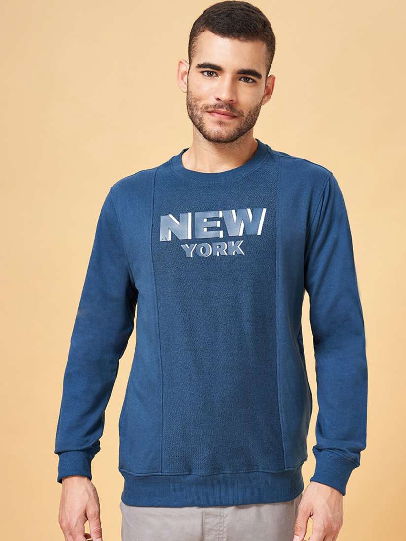 Buy Urban Ranger by pantaloons Typography Printed Pullover Cotton Sweatshirt Sweatshirts for Men 24998954 Myntra