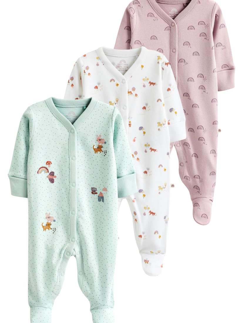 Next baby girl sleepsuits deals