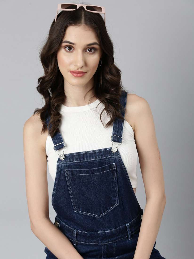 Dungaree dress myntra top