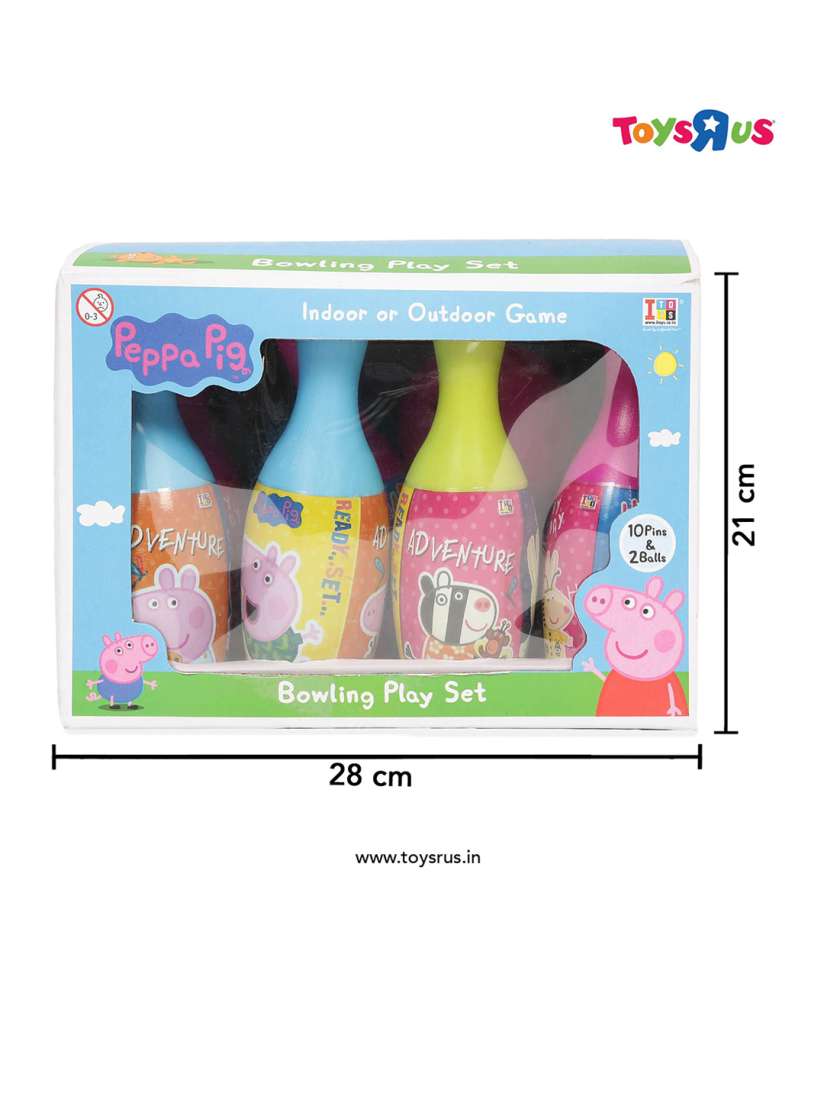 Peppa pig bowling set sales