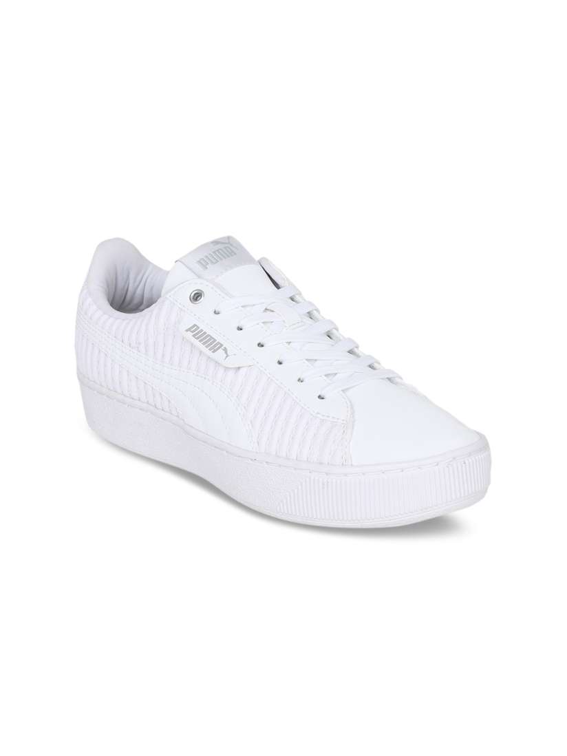 Puma white sneakers myntra store
