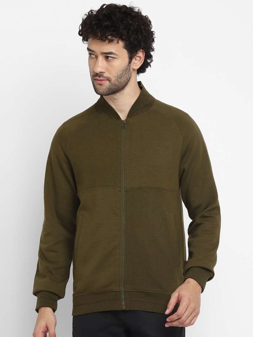 Buy Red Chief Mock Collar Cotton Sweatshirt Sweatshirts for Men 25030720 Myntra