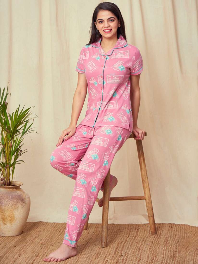 Buy July Conversational Printed Night suit Night suits for Women 25034052 Myntra