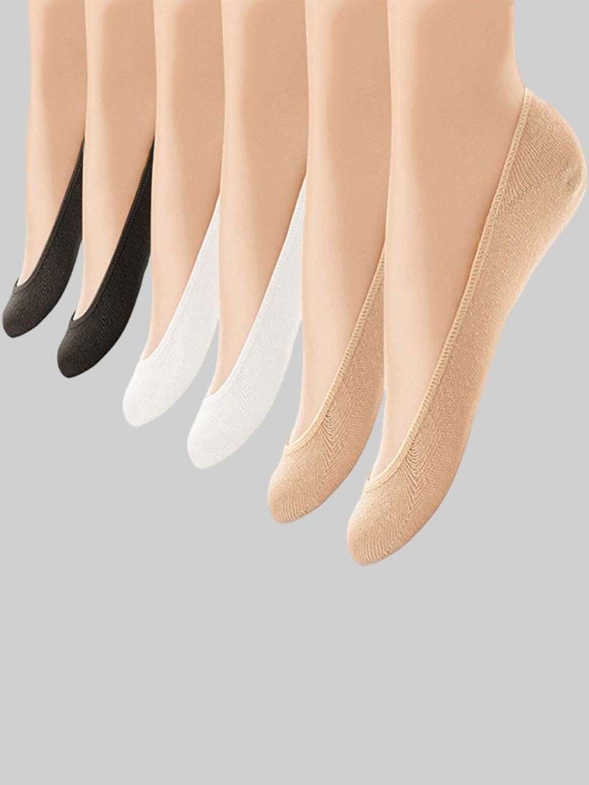 Buy PLUMBURY Women Pack Of 3 No Show Socks Socks for Women 25058020 Myntra
