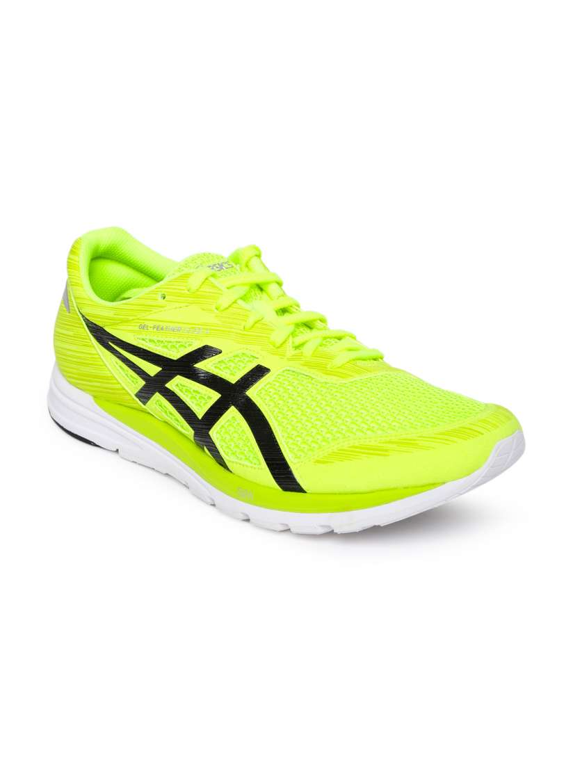Buy ASICS Men Fluorescent Green Running Shoes GEL FEATHER GLIDE 4 Sports Shoes for Men 2505817 Myntra