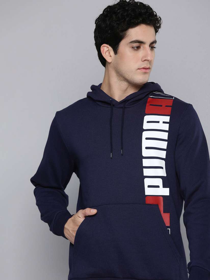 Buy Puma Printed Hooded Sweatshirt Sweatshirts for Men 25072318 Myntra