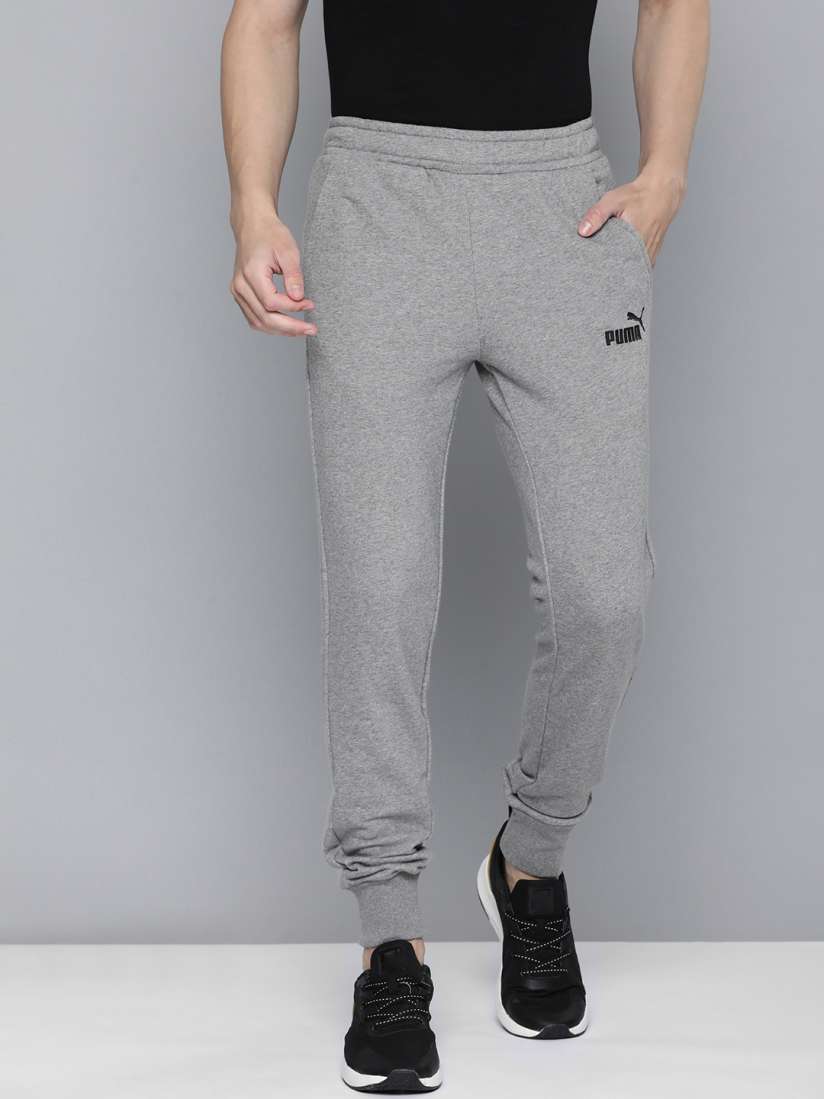Buy Puma Men Mid Rise Slim Fit Ess TR Joggers Track Pants for Men 25072362 Myntra