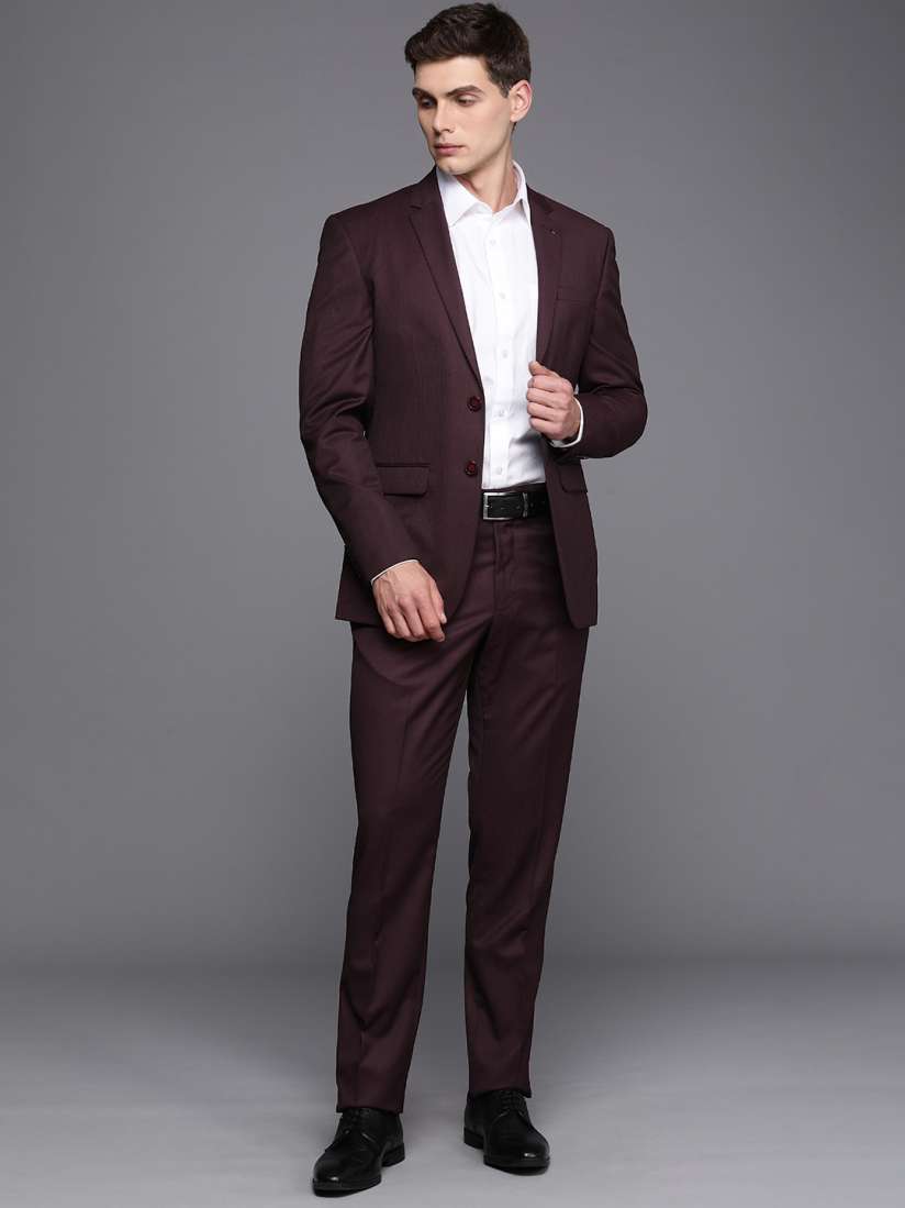 Buy Louis Philippe Men Slim Fit 3 Piece Set Suits for Men 25072750 Myntra