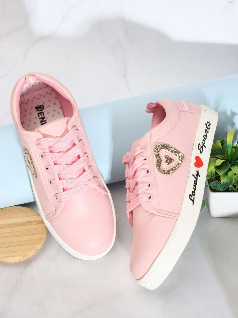 Buy Denill Women Embellished Lace Up Sneakers Casual Shoes for Women 25091536 Myntra