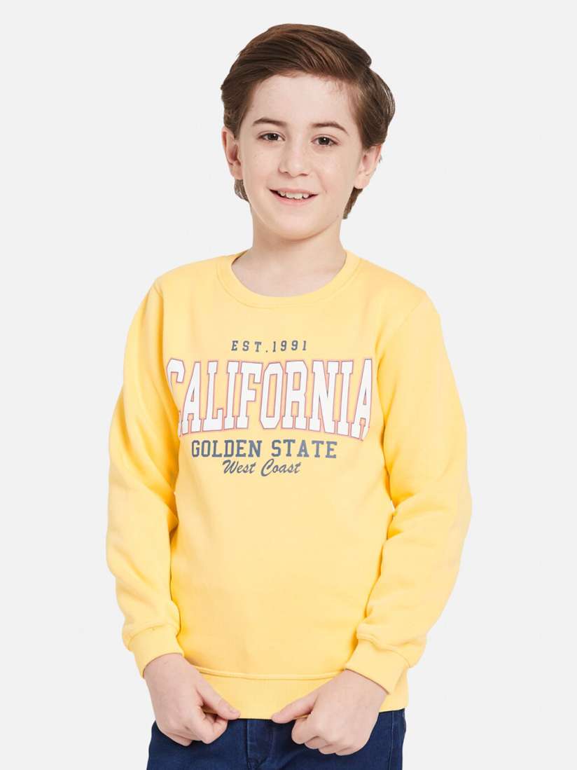 Octave yellow sweatshirt store