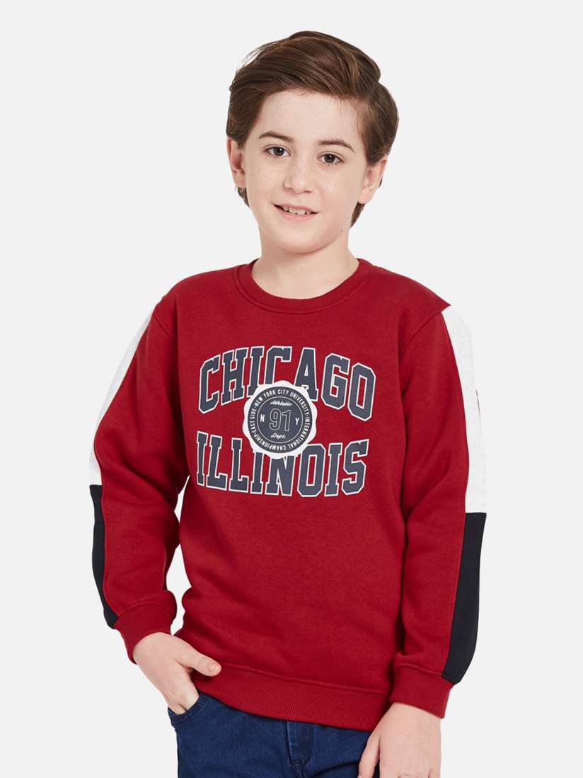 Buy Octave Boys Typography Printed Fleece Pullover Sweatshirt Sweatshirts for Boys 25097424 Myntra