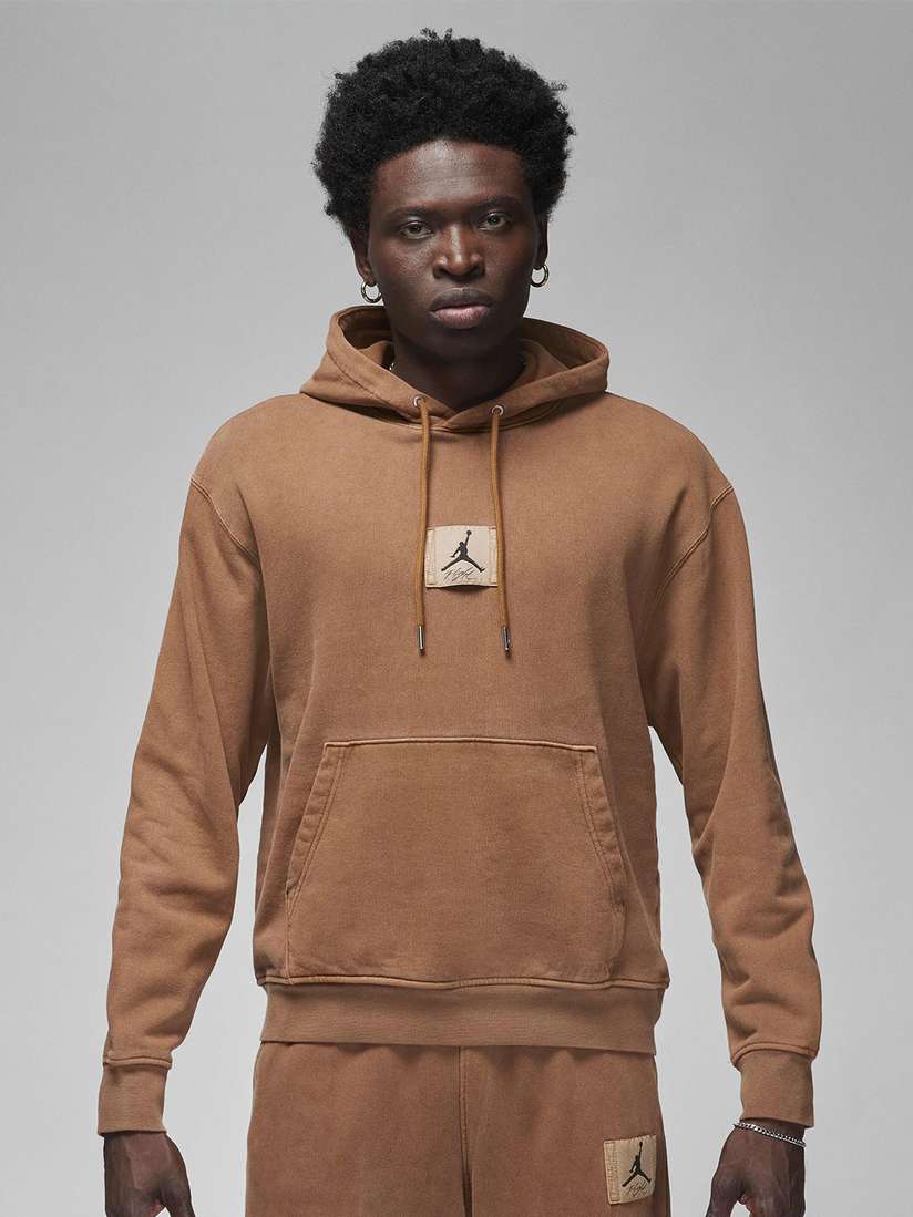 Buy Nike Jordan Essentials Statement Fleece Washed Pullover Hooded  Sweatshirt - Sweatshirts for Men 25098518 | Myntra