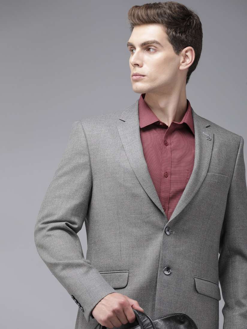 Van heusen grey blazer top