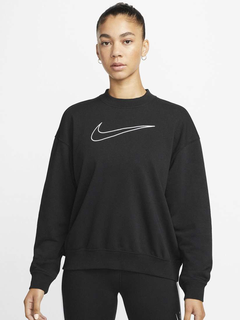 Buy Nike Dry Fit Get Fit Graphic Crew Neck Pullover Sweatshirt Sweatshirts for Women 25101424 Myntra