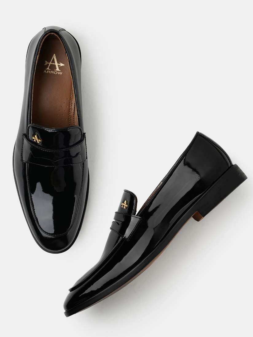 Buy Arrow Men Leather Formal Penny Loafers Formal Shoes for Men 25101442 Myntra