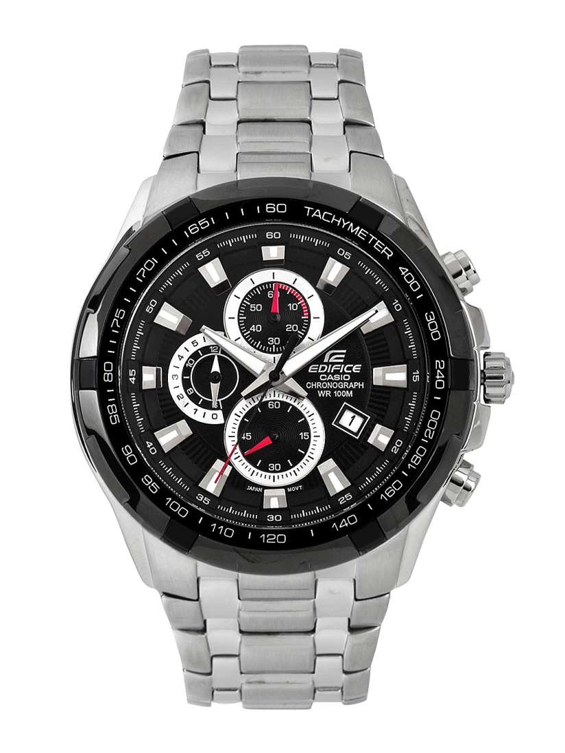 Buy CASIO Men EDifice EF 539D 1AVUDF Black Analog Dial Silver Stainless Steel Band ED369 Watches for Men 251042 Myntra