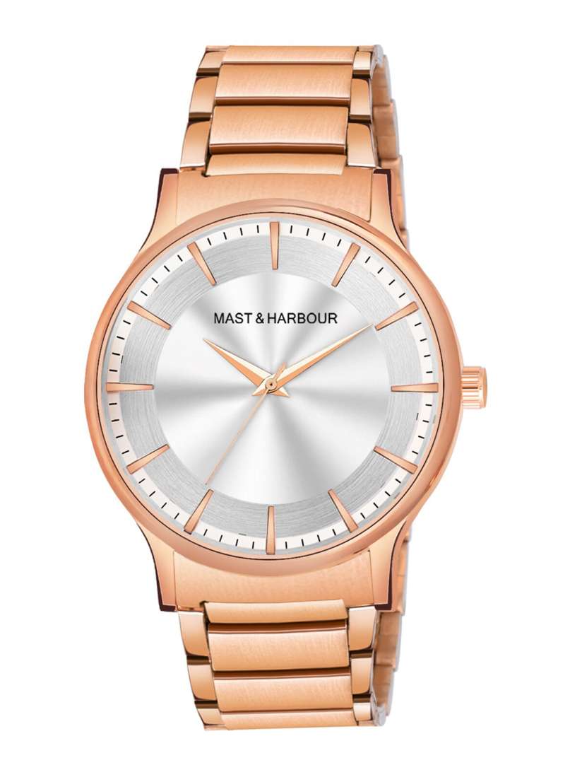Buy Mast Harbour Men Water Resistance Stainless Steel Analogue Watch HOBMH 219 RG Watches for Men 25104954 Myntra