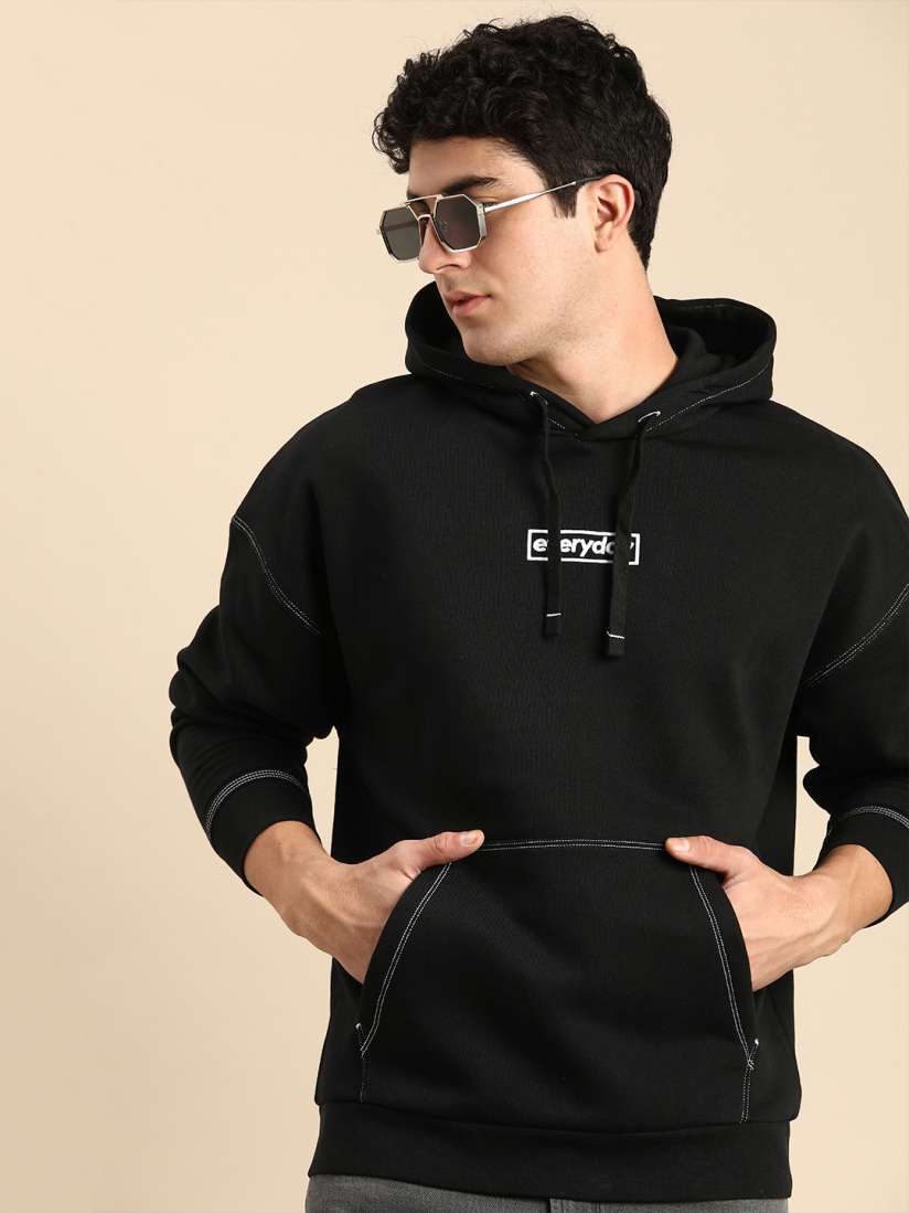 Buy Celio Men Printed Hooded Sweatshirt Sweatshirts for Men 25107178 Myntra