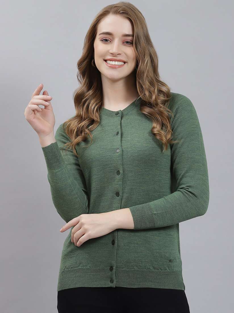 Buy Monte Carlo Pure Woollen Cardigan Sweater Sweaters for Women 25109156 Myntra