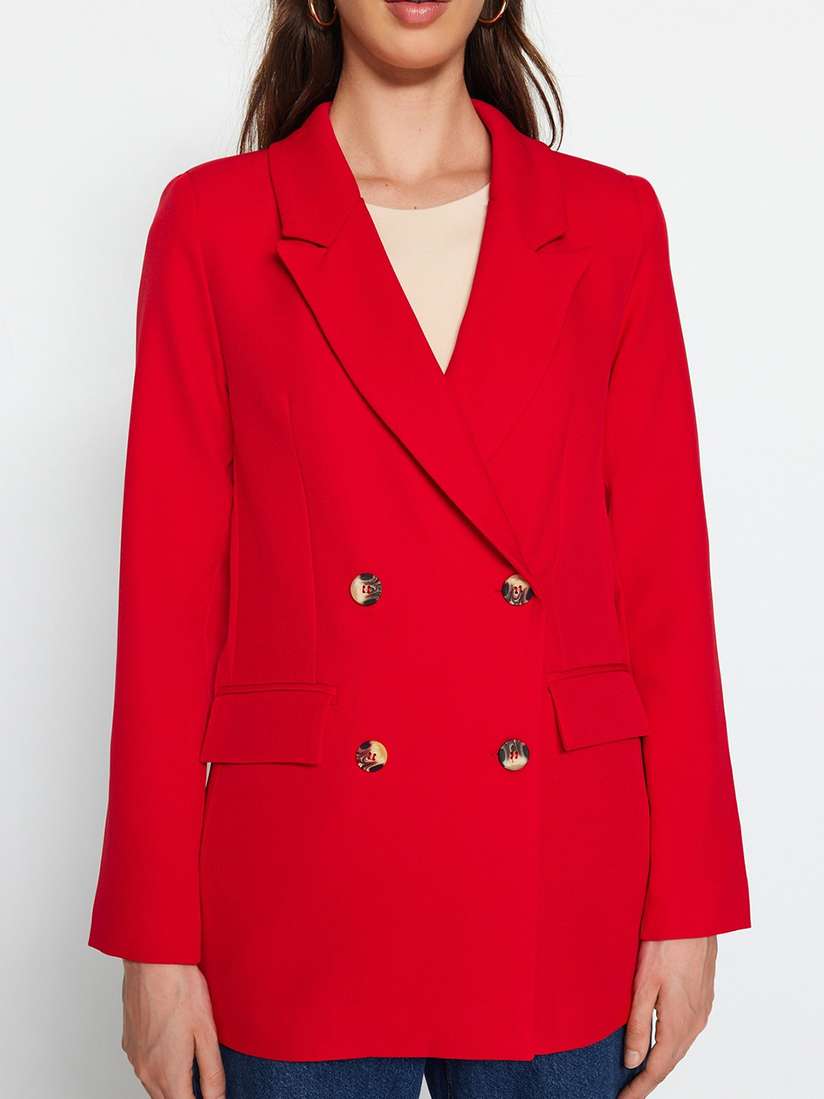 Double Breasted Blazer Jackets And Blazers For Womens Trendyol