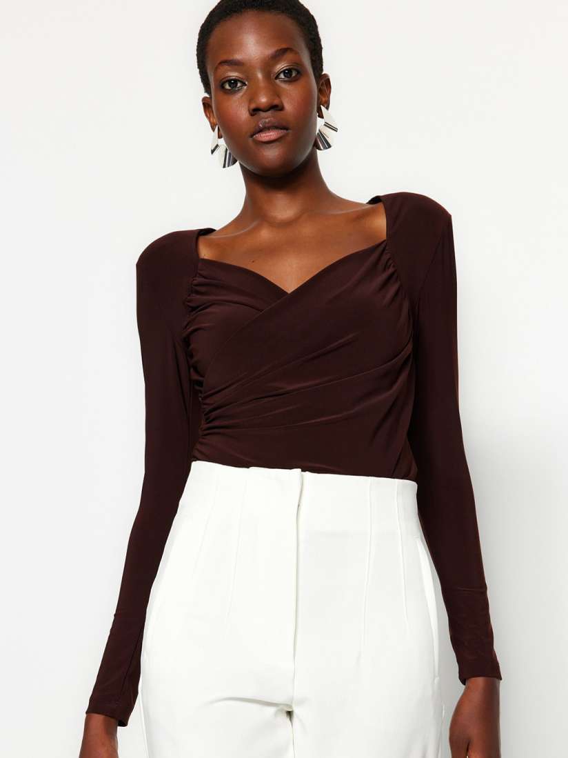 Sweetheart neck bodysuit cheap